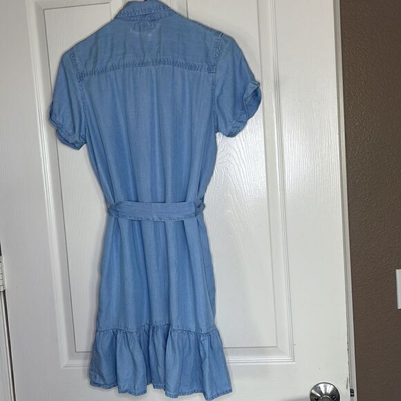 Japra blue summer shirt dress 100% tencel size s - Picture 4 of 5